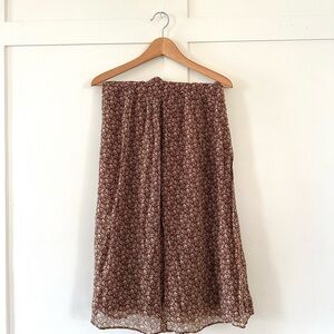Sezane floral skirt
